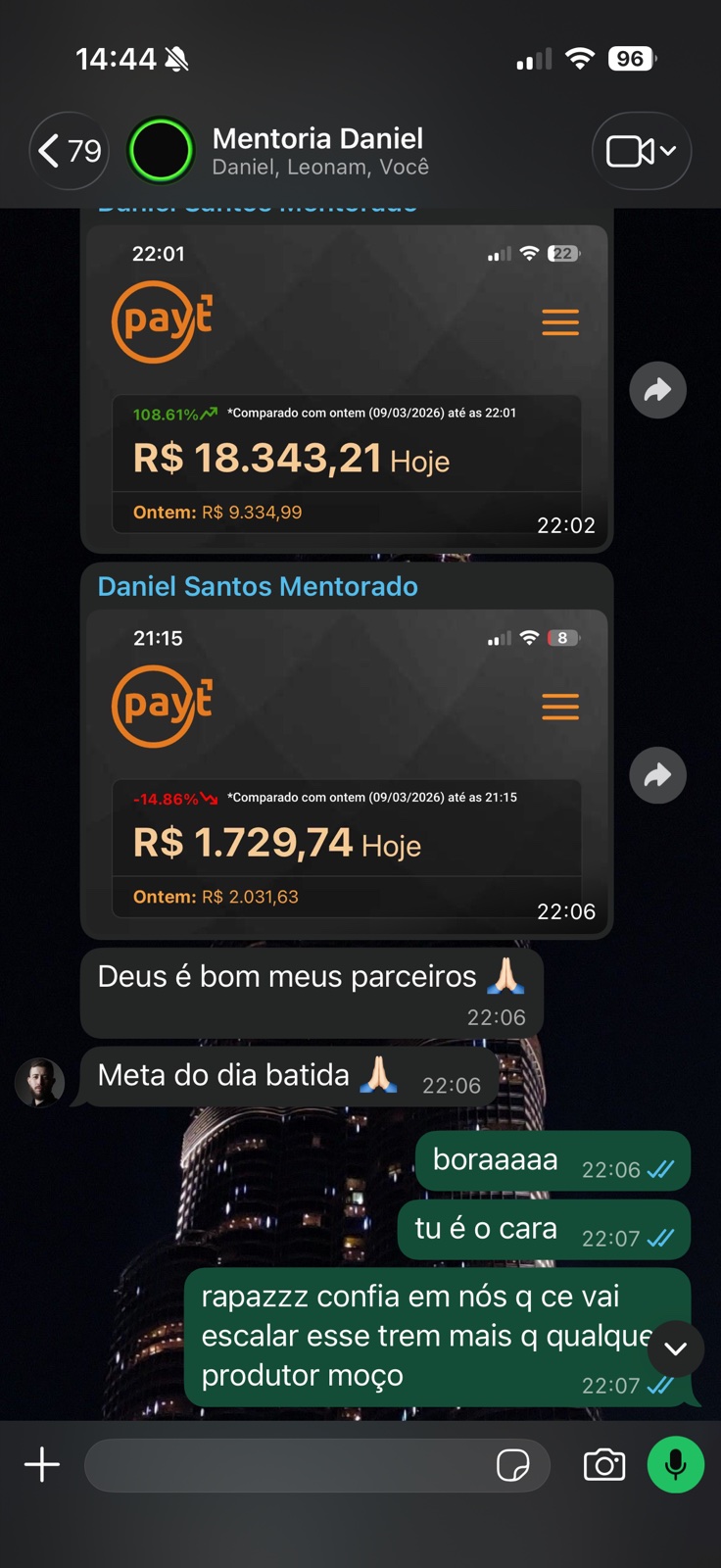 Relato 1 de quem roda o modelo