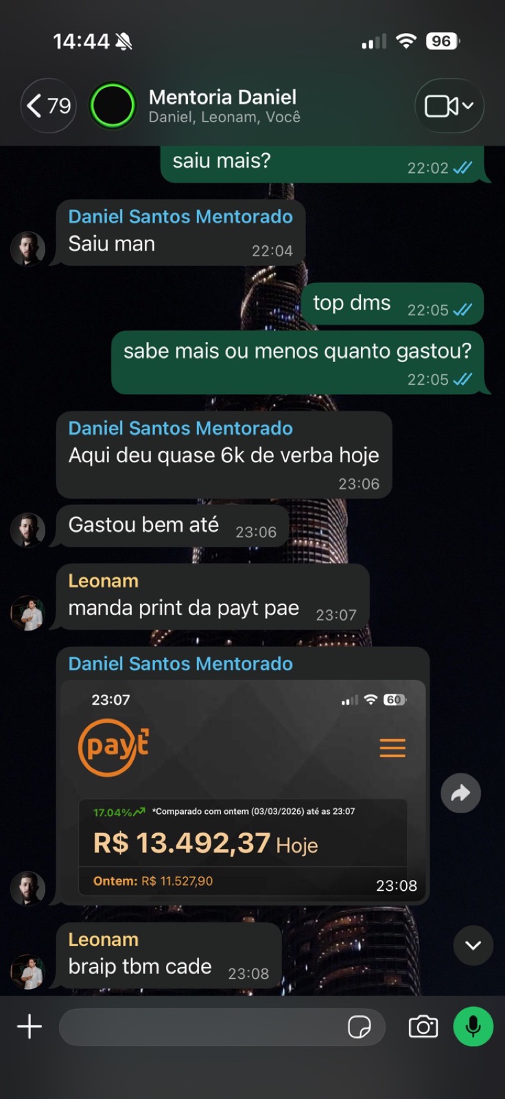 Relato 4 de quem roda o modelo